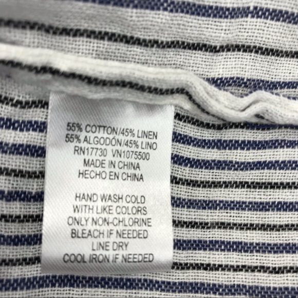 Universal Thread Oversized Stripes Ruffle Sleeves Kimono Duster Top - Picture 10 of 10